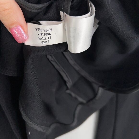 Banana Republic Blazer Womens 10 Black Travel Jacket Career Office Work Minimal - Picture 13 of 15